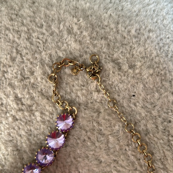 J.Crew purple Venus flytrap necklace - Picture 5 of 7